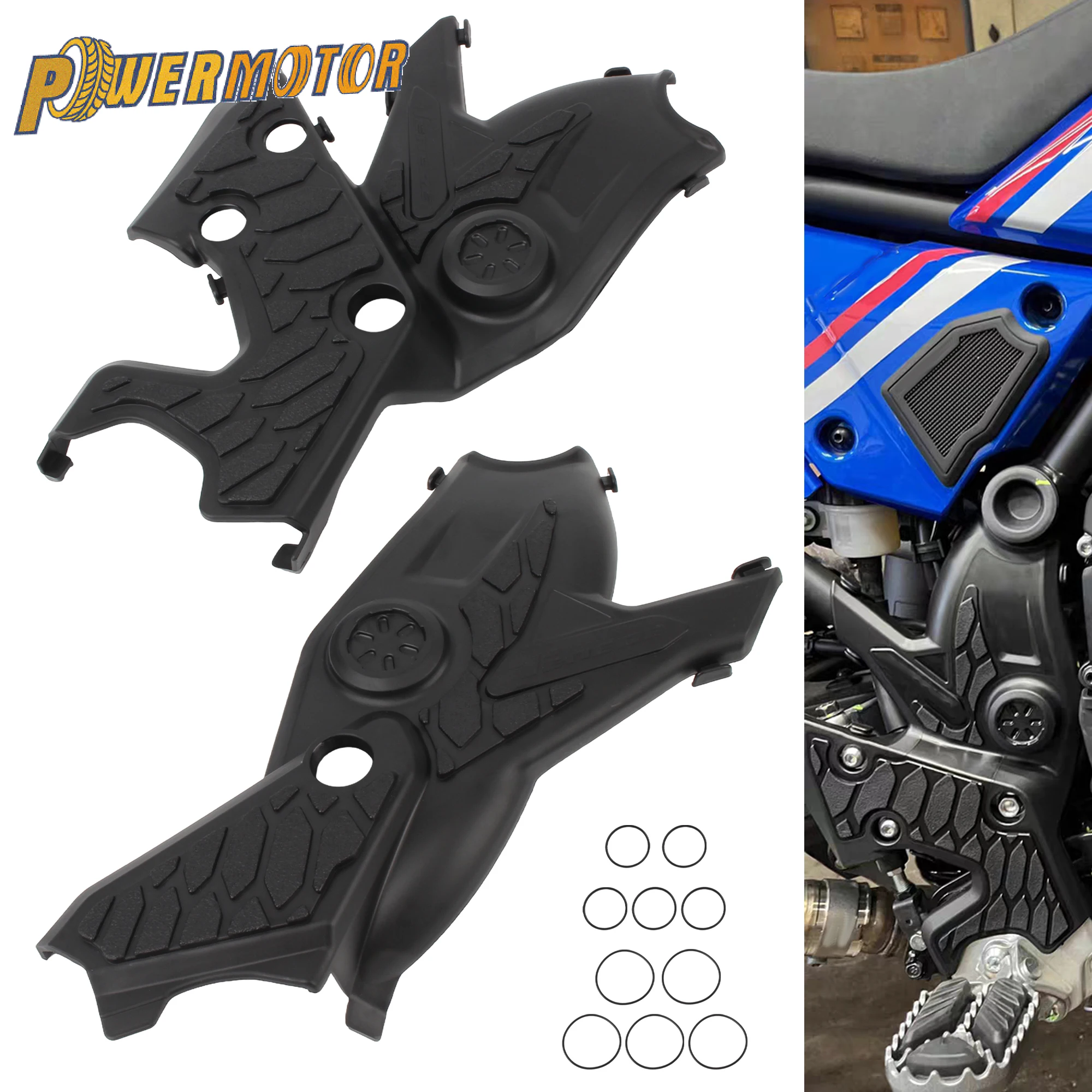 

Motorcycle Side Frame Protective Panel For Yamaha Tenere700 XTZ700 T7 T700 2019-2023 Motorbike Body Guard Parts