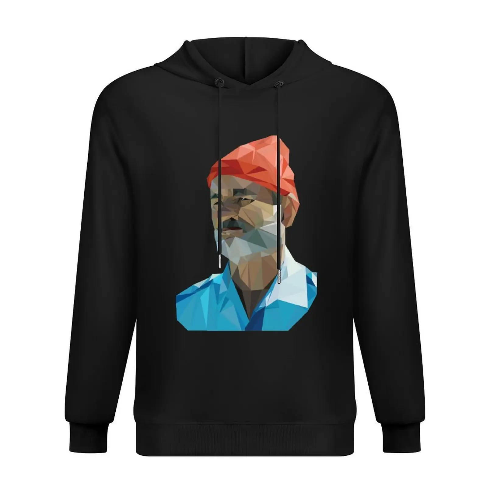 

The Life Aquatic with Steve Zissou geometric low poly portrait - Bill Murray Hoodie men's clothes graphic hoodies