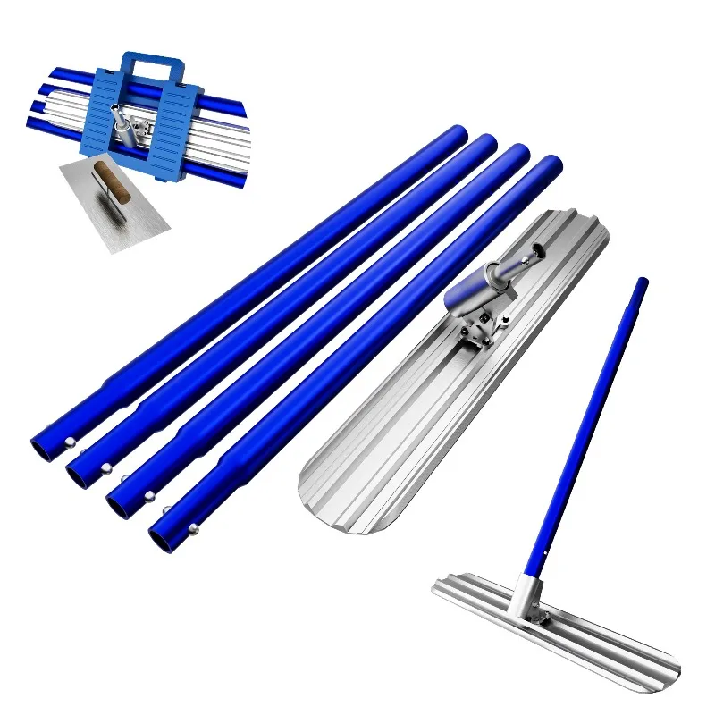 Bull Float Concrete Tools,48’’×8’’ Magnesium Aluminum Alloy Concrete Float with 4 Combinable Handles,Concrete Bull Float with Ca