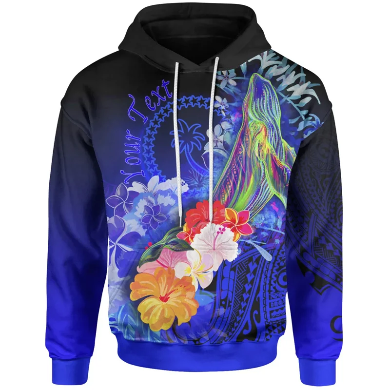 3D Maoli Flag Polynesian Tattoo Printed Hoodies Polynesian Flag Totem Graphic Hooded Hoody Kid Fashion Cool Pullovers Top Hoodie