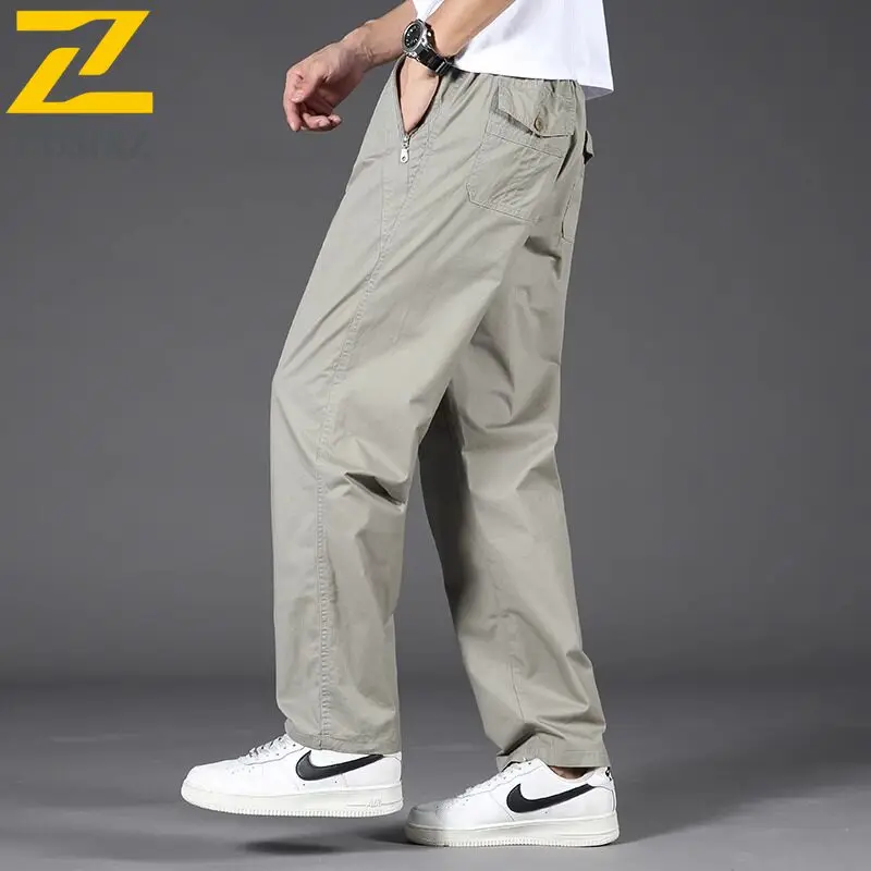 

Classic Men's Cargo Pants New Autumn Lightweight Running Cycling Trousers Camping Utility Relaxed Urban Style Workwear Pants