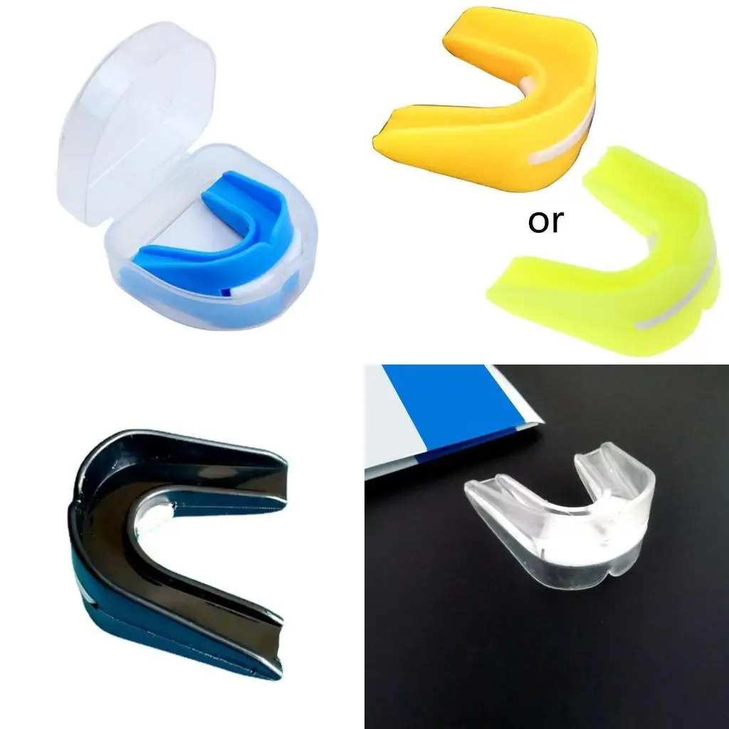 

R6FE Sports Mouth Guard Double-Sided Mouthguard for Football Basketball Boxing