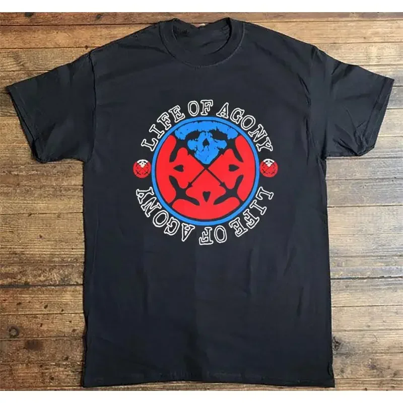 New Life Of Agony Logo Classic Band Black All Size T Shirt Ag2136