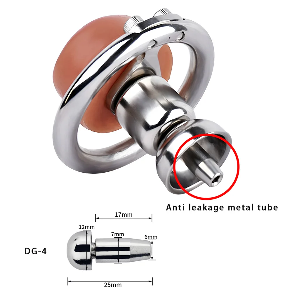 LEZEE Sissy Negative Pad Chastity Cage With Realistic Clitoris Urethral Tube Male Penis Ring Cock Locks BDSM Sex Toys For Men