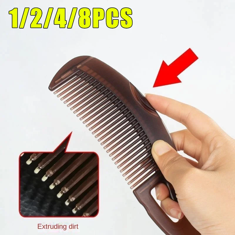 8pcs Energy Comb Hollow Comb Hair Nourishing Comb Grease Removing Comb Dandruff Comb No Shampoo Anti-Hair Loss Hair Care