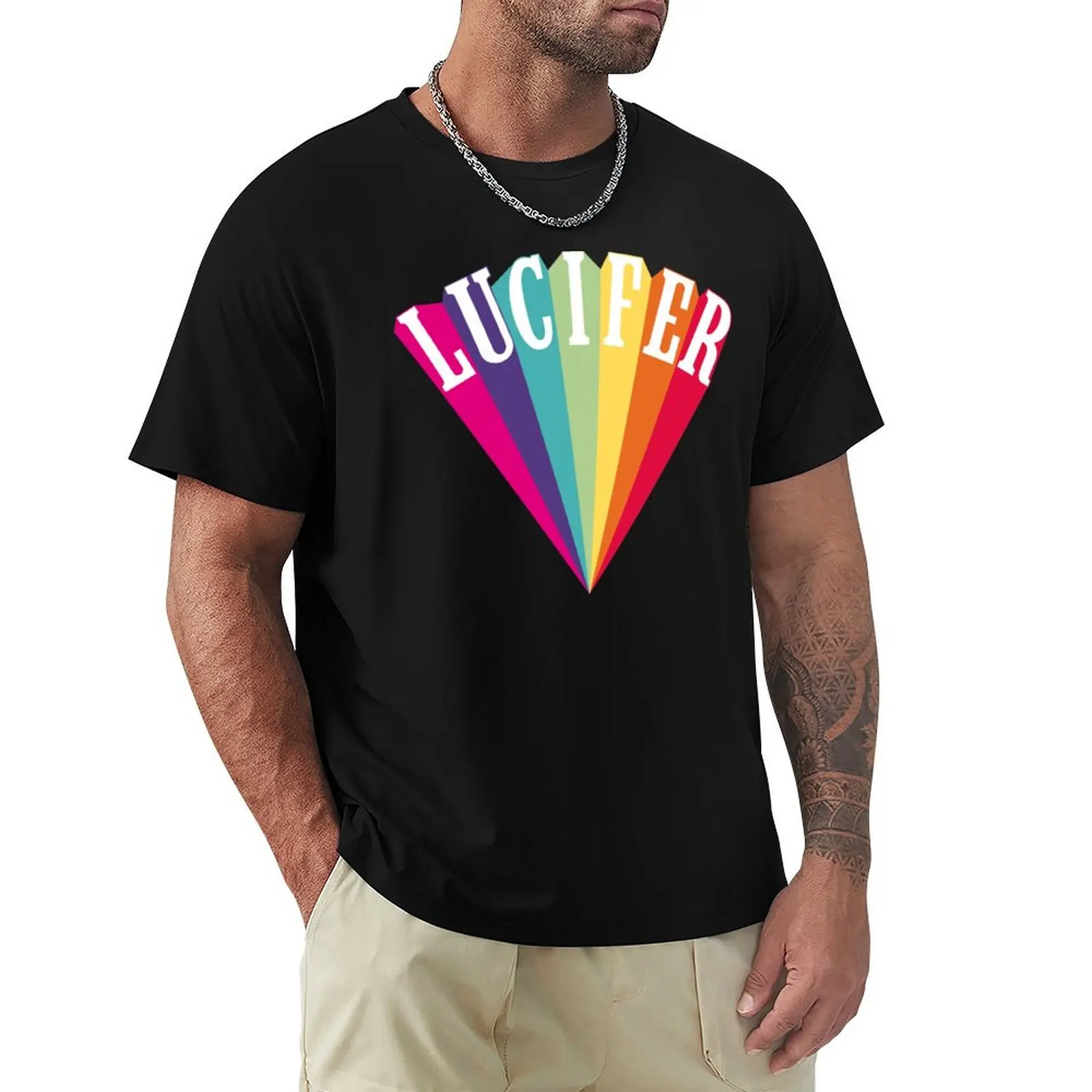 Lucifer Rising. T-Shirt Summer Casual Loose T-Shirt
