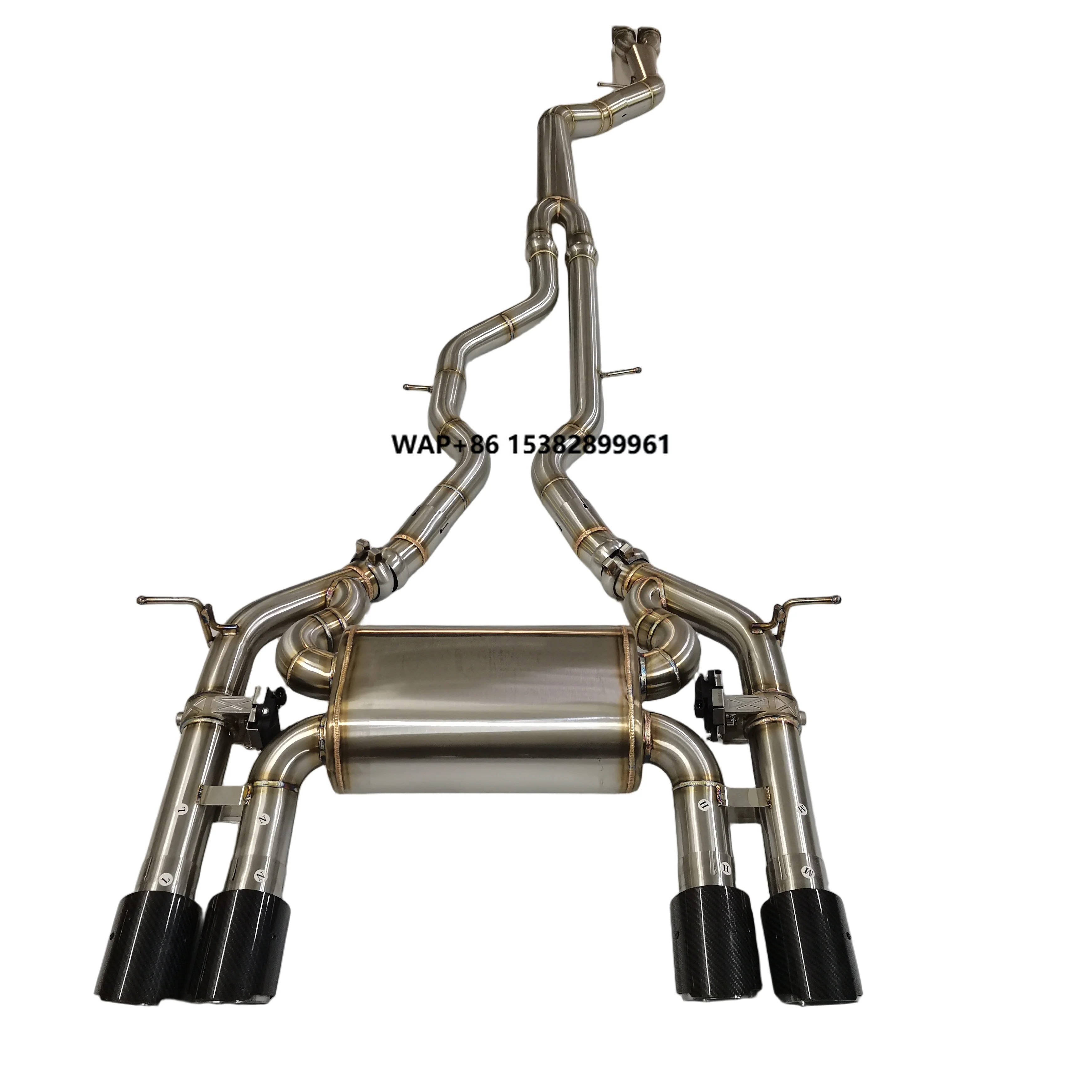 

Exhaust Pipe Car Exhaust System 3.5inch Single Midpipe 304 Stainless Steel for M3/M4 F80 F82 F83 S55 3.0T