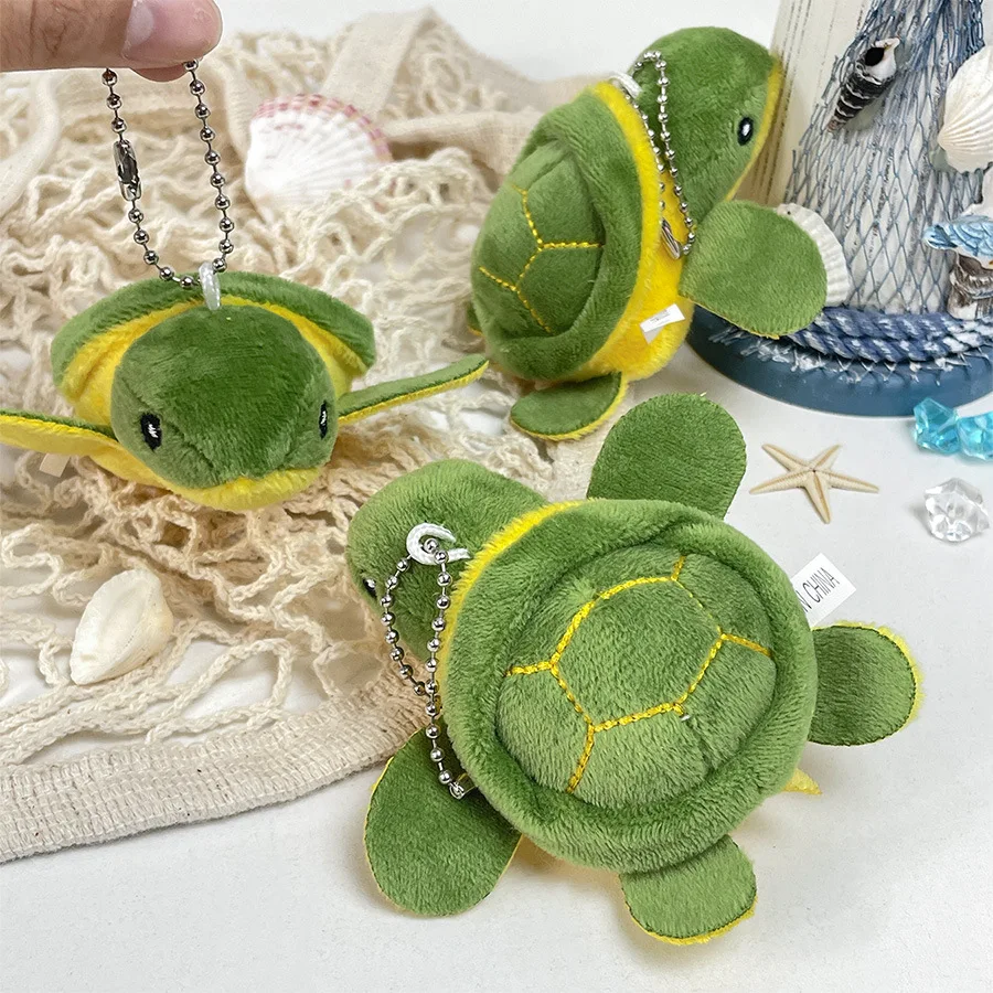 Petite tortue de mer en peluche, sac pour téléphone portable, clé, JOPendant, beurre, petit cadeau, nouveau