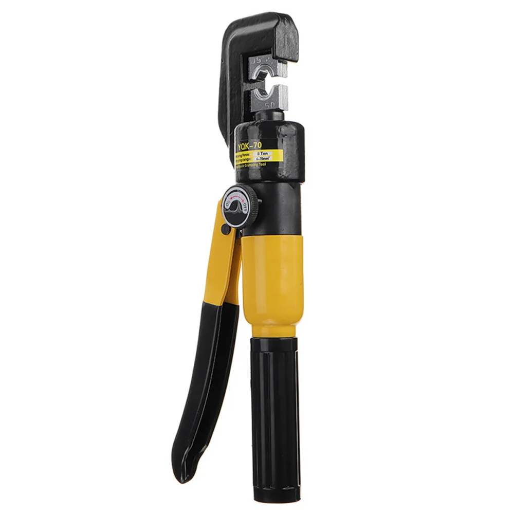 Cable Terminal Lug Hydraulic Crimping Tool Clamp Punch YQK-70 Range 4-70mm2 Pressure 8 Tons