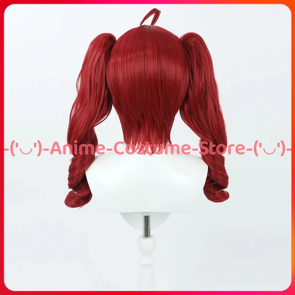 Synthesizer V Kasane Teto Cosplay Pruik Paardenstaarten Anime Spel Karakter Halloween Carnaval Feestkostuum Pruiken Warmte Synthetisch Haar