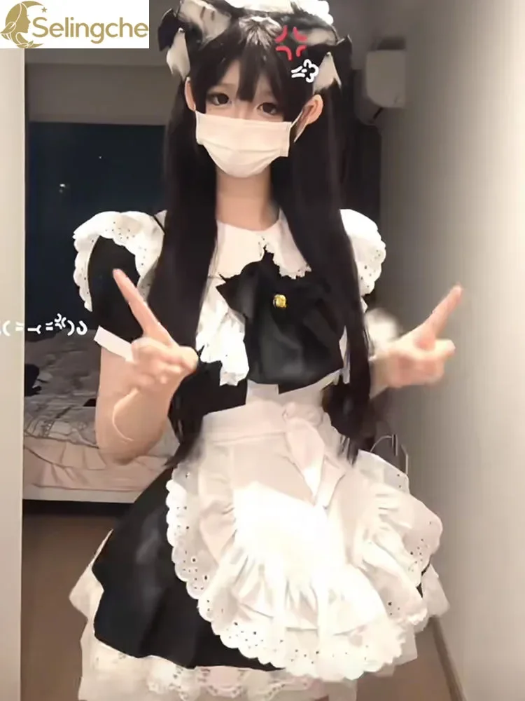 

Apron Lolita Versatile New Maid Kitchen Lolita Cosplay Anime Chinese Style Pure Desire Style Academy Style Dres