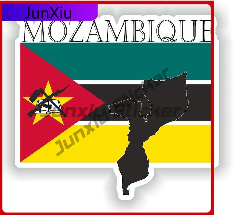 

Mozambique National Emblem Flag Map Contour Stickers Funny Decoration Accessories Stickers Suv Car Decals For Bumper Bodywork
