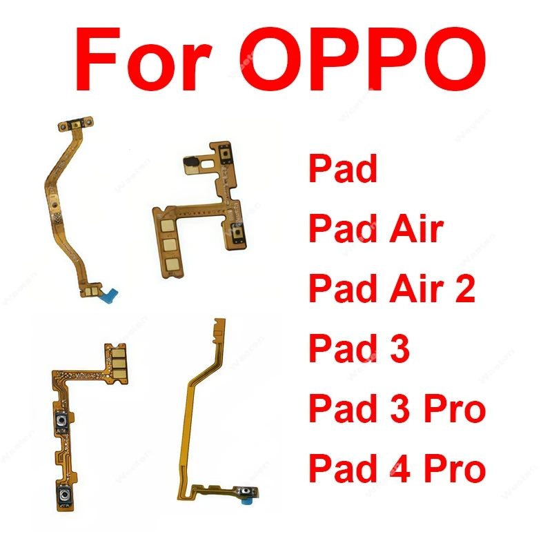 

ON/OFF Power Volume Side Button Flex Cable For OPPO Pad Air 2 3 4 Pro OPD2101 2101 Power Volume Button Flex Ribbon Cable Repair