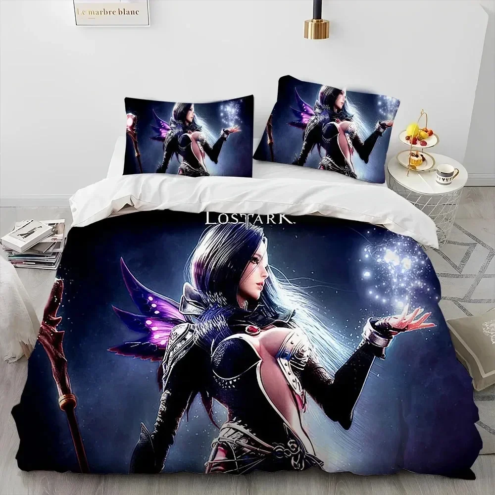 

3D Lost ARK Game Gamer 3D Bedding Set Duvet Cover Pillowcases Single Twin Full Queen King Size Home Decor Pillowcase Boys Gift