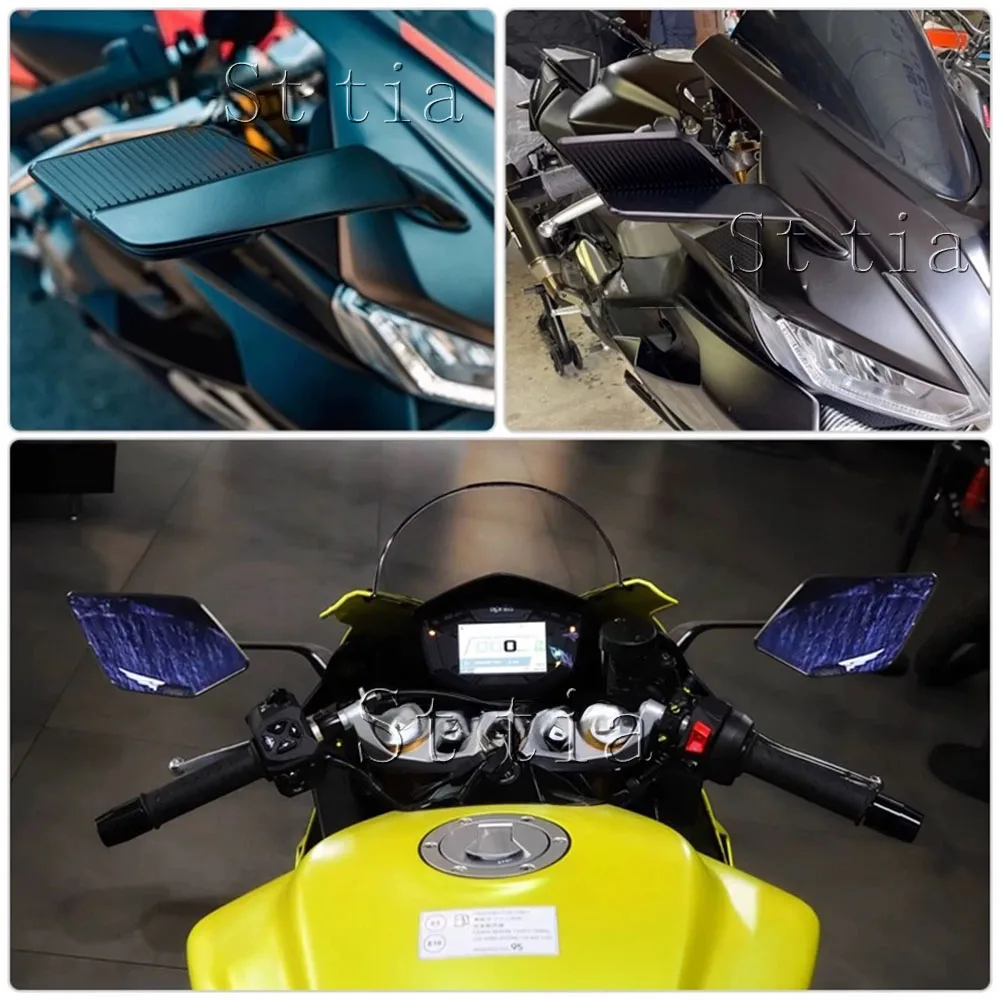 لأبريليا RS660 RSV4 1100 20-25 المرايا الشبح المرايا الرياضية الجنيحات مجموعات مرآة قابل للتعديل المرايا دراجة نارية الجناح المرايا #3