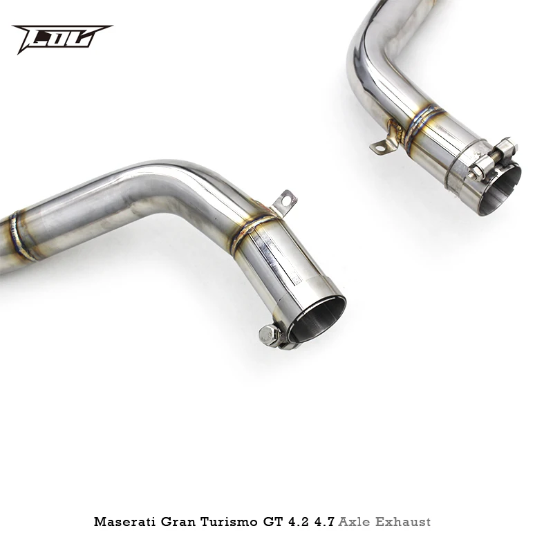 COC Axle Exhaust For Maserati GranTurismo GT GTS 4.2/4.7 2007-2021Stainless Steel Exhaust Control Valve Muffler Exhaust Pipe