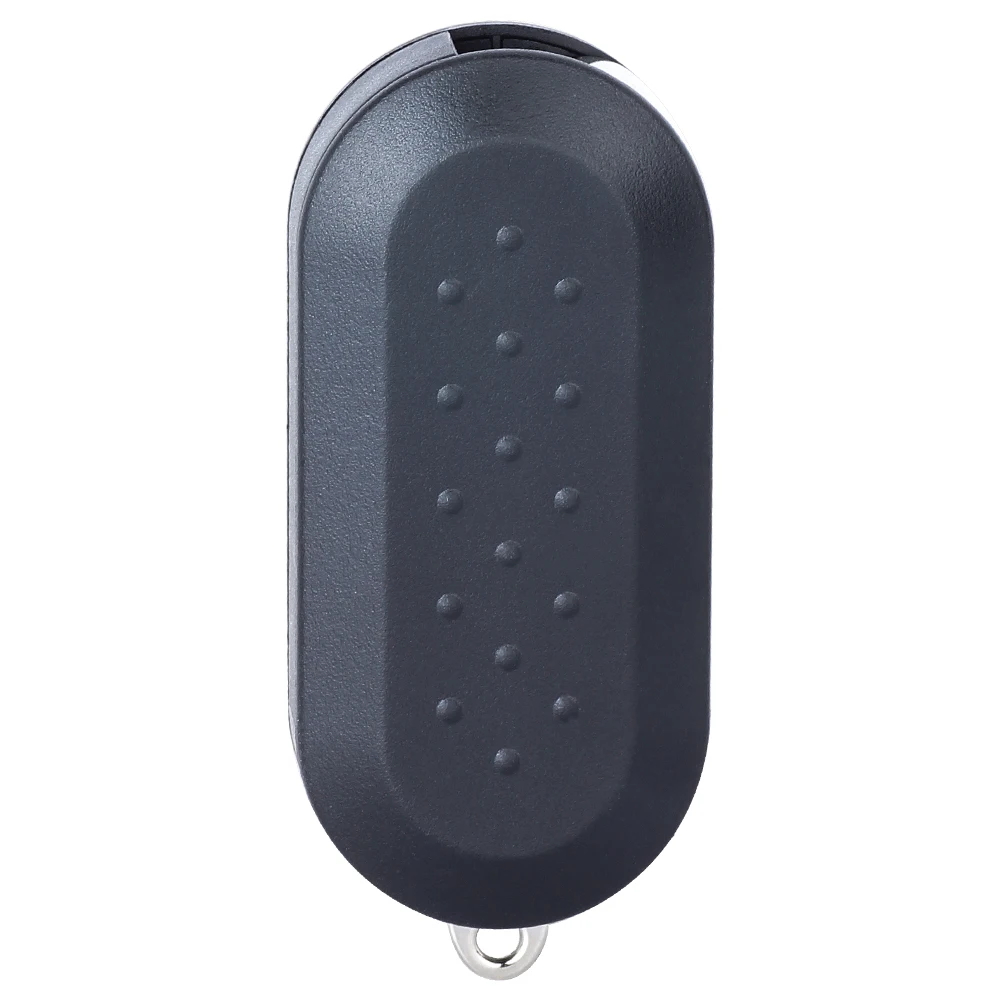 KEYECU 433MHz 4A puce Fob clé à distance rabattable 3 boutons pour Fiat STRADA MOBI UNO FIORINO E MAIS
