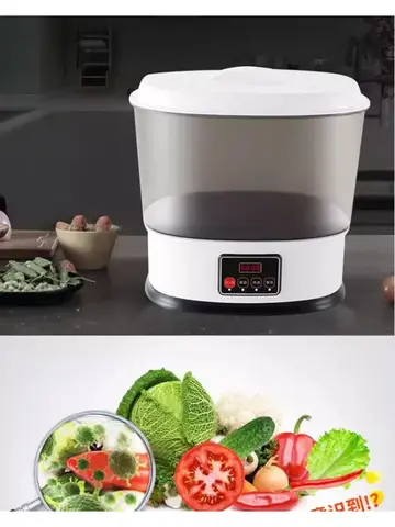 220V 휴대용 과일 야채 클리너 가정용 농약 제거 오존 소독 기계 살균