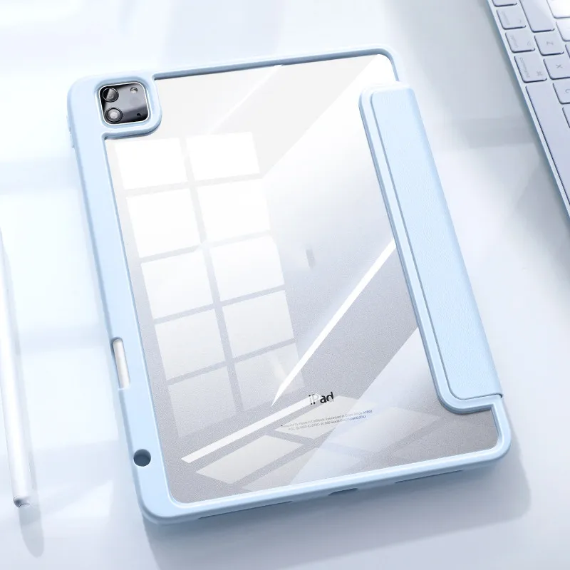 

Transparent Bending-resistant Case For iPad Pro11 2024 5th Pro13 Air 13 11 6 5 4 3Pro 2 1 10th 10.9 10.2 9.7 Mini 6 Pro12.9