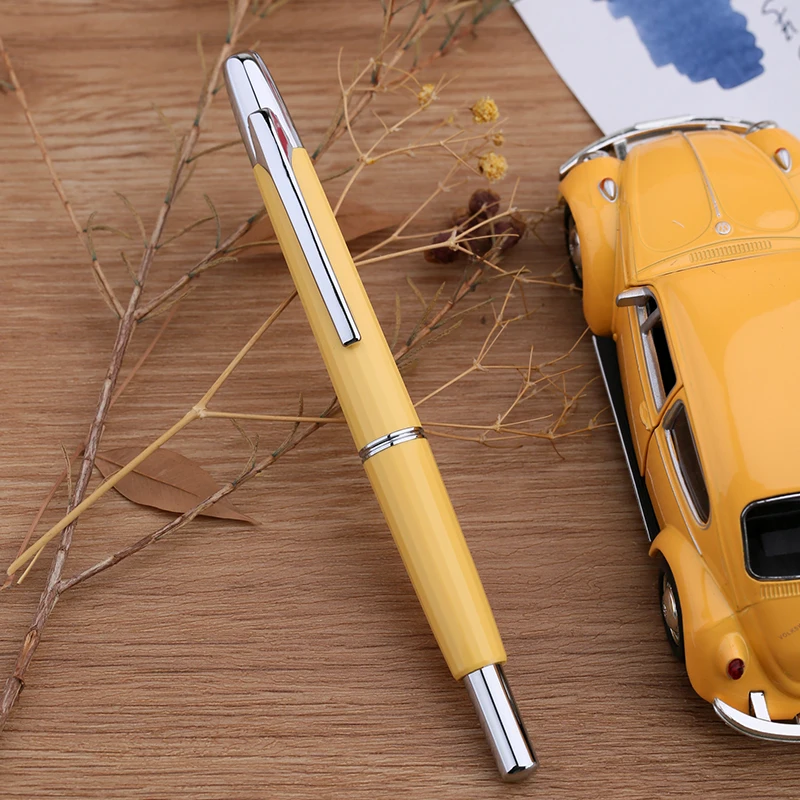 MAChain-Stylo plume HN A2 souhaits, plume EF rétractable, convertisseur d'encre en résine 0.4mm pour l'écriture, cadeau de Noël