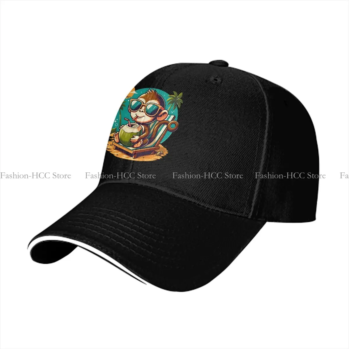 

Pure Color Dad Hats Beach Hat Sun Visor Baseball Caps Monkey Peaked Cap
