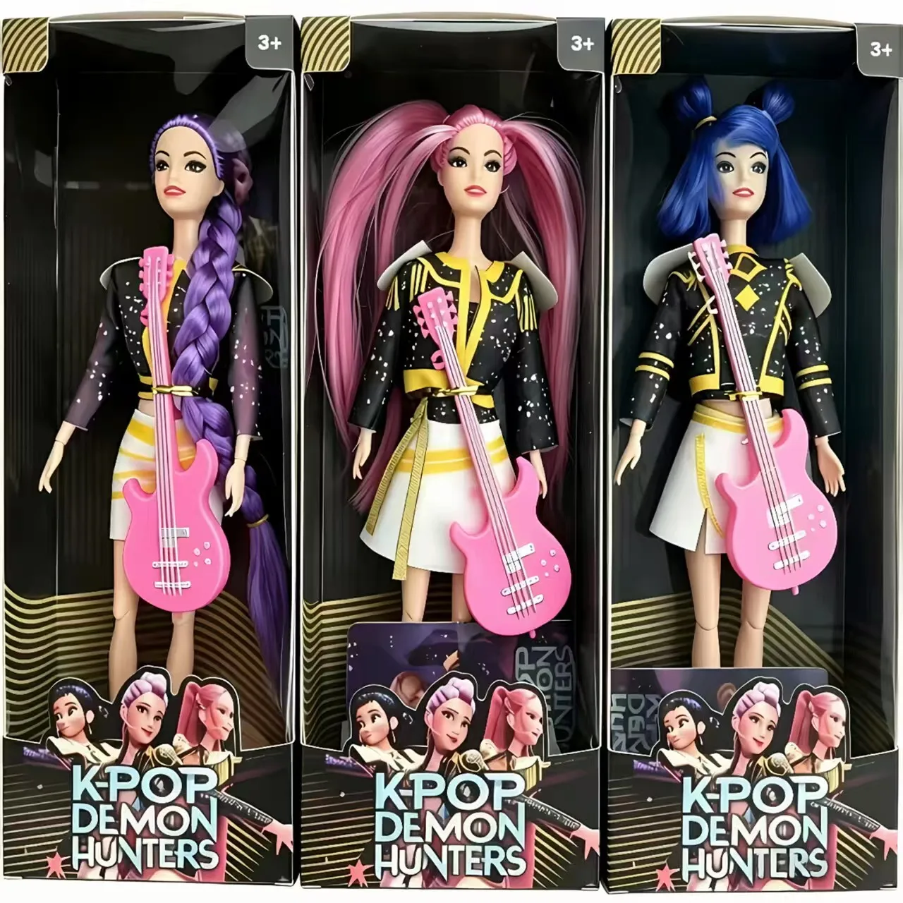 Décoration de bureau Kpop Demon Hunters Anime Movie 2026 - Nouvelle figurine d'action en vinyle Lumi Mira Zoey 2026, cadeau pour filles et garçons@@ Décoration de bureau Kpop Demon Hunters Anime Movie 2026 - Nouvelle figurine d'action en vinyle Lumi Mira Zoey 2026, cadeau pour filles et garçons@@