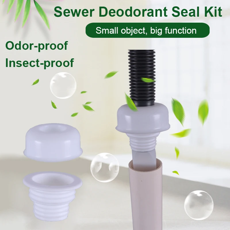 

Bathroom Kitchen Sewer Pipe deodorant Sealing Ring Plug Washing Machine Drain Pipe Sewer Floor Drain Silicone Deodorant Core