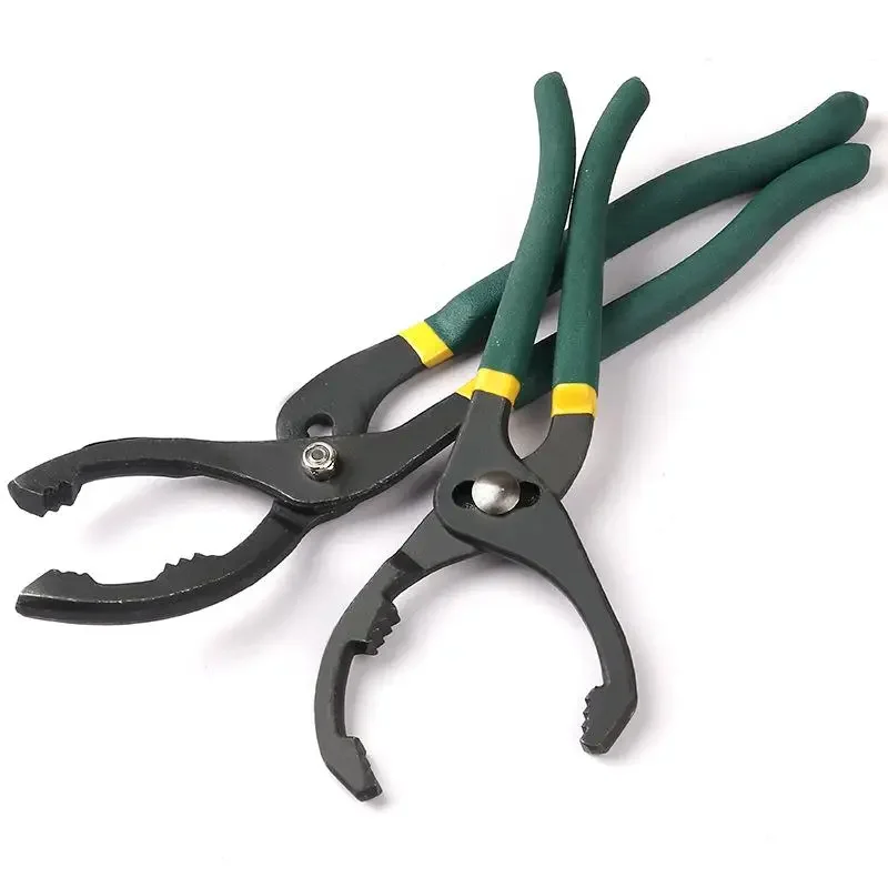 1Pcs Clamp Type Oil Filter Wrench for Car Oil Change Tools, Oil Filter Pliers, Oil Filter Remover, Auto Repair Tool