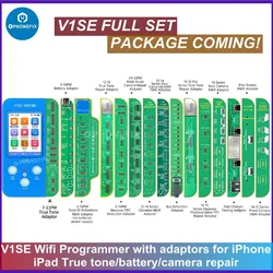 Jc v1se programador de leitura de código de telefone móvel para iphone 15 14 13 12 11x8 bateria tom verdadeiro câmera traseira ferramentas de reparo de matriz de pontos