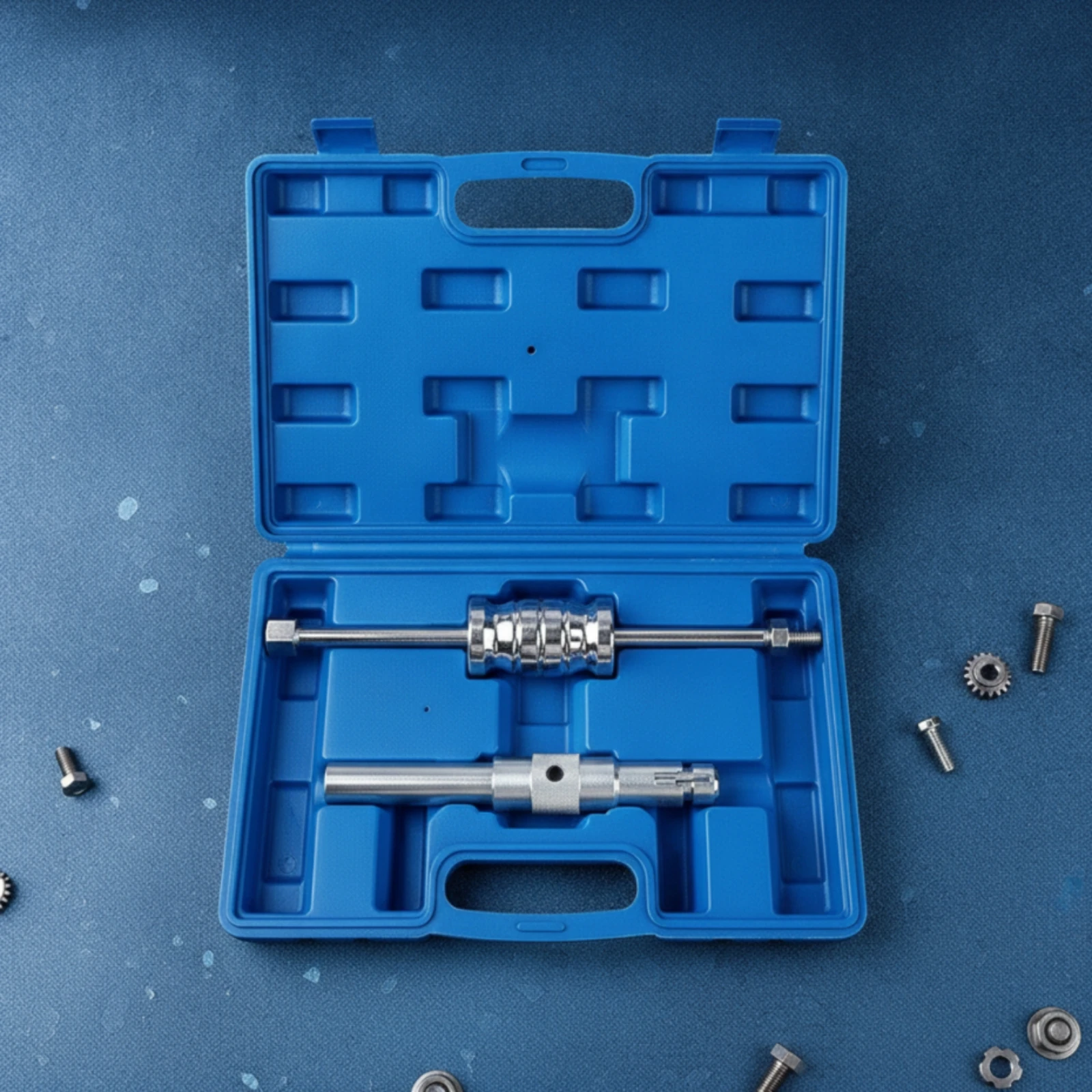 2 Pieces Slide Hammer Puller Kit with Carrying Case Knurled Slide Hammer Puller Kit Professional Long-Lasting for Mechanics