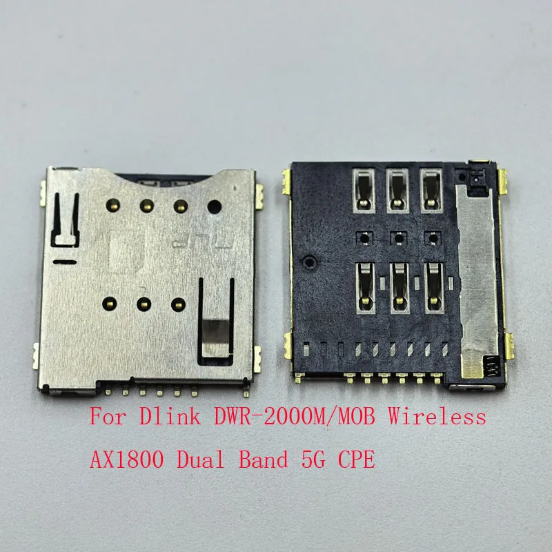 5-50Pcs Sim Card Reader Slot Tray Holder Connector Plug Router Wifi For Dlink DWR-2000M/MOB Wireless AX1800 Dual Band 5G CPE