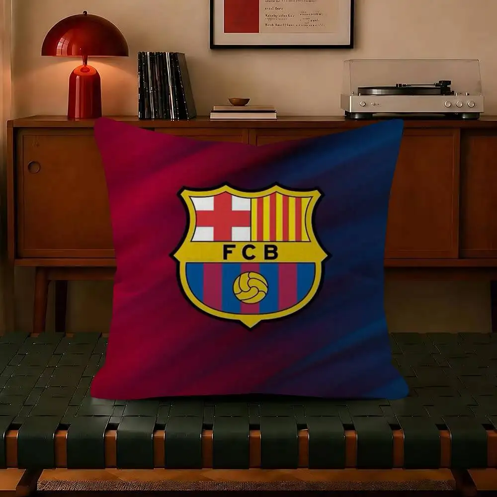 Kissen, Geschenk, Heimbüro, Dekoration, Schlafzimmer, Sofa, Auto, Kissenbezug, 45 x 45 cm, City B-B-Barcelona Art Logo – Detail 14