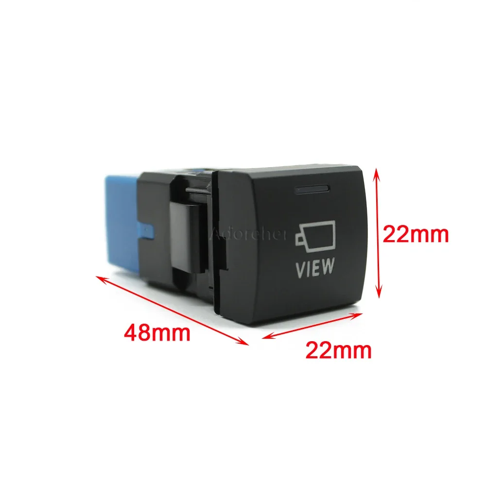 Car illuminate LED Light Camera View Switch Control Button For Toyota Camry Altis Hilux LC300 2018 Rav4 Prado 150 accessories