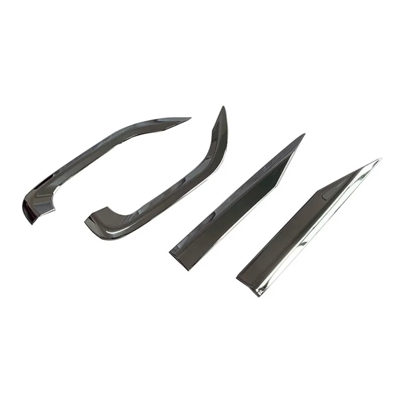 

L37A-Side Reflector Rear Bumper Fog Lamp Chrome Trim Strip 117430928 Silver ABS For Toyota Alphard Vellfire 40 Series 2023