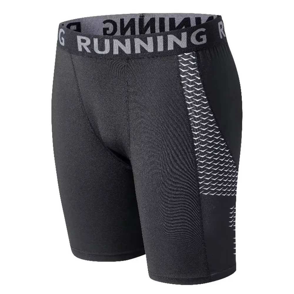 Men Fitness Compression Shorts Running Training Sport Shorts High Stretch Base Layer Tight Bodybuilding Basketball Sportswear