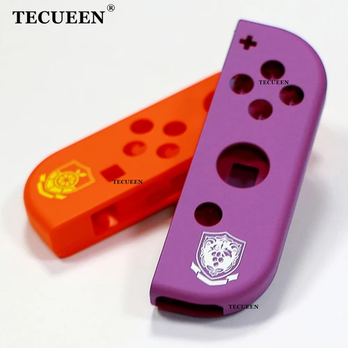 Imagen 2 del producto Carcasa de repuesto para PM Scarlet Violet Edition, para Nintendo Switch OLED Joy-Con, reparación de piezas DIY, accesorios de carcasa