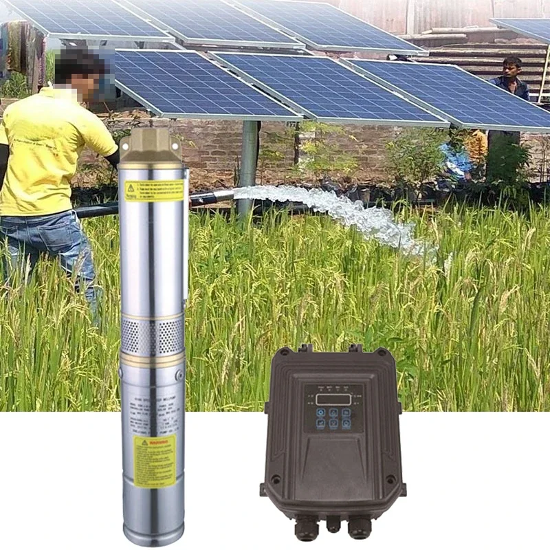 4-inch solar photovoltaic water pump 48V agricultural irrigation DC submersible pump