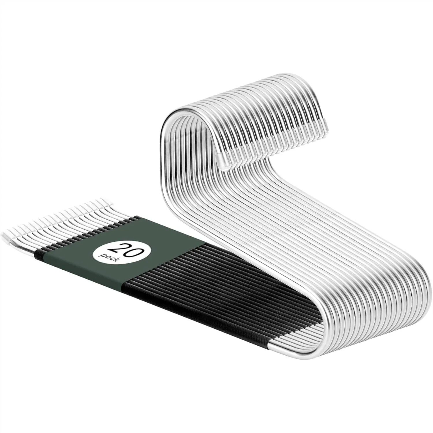 

Вешалки для брюк из нержавеющей стали, толщиной 8 мм, нескользящие, усиленные, для джинсов, брюк, шарфов, экономия места в шкафу