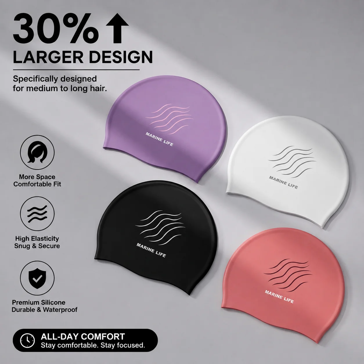 Touca de Natação de Silicone p - Swim Hat Silicone avaliação e preço