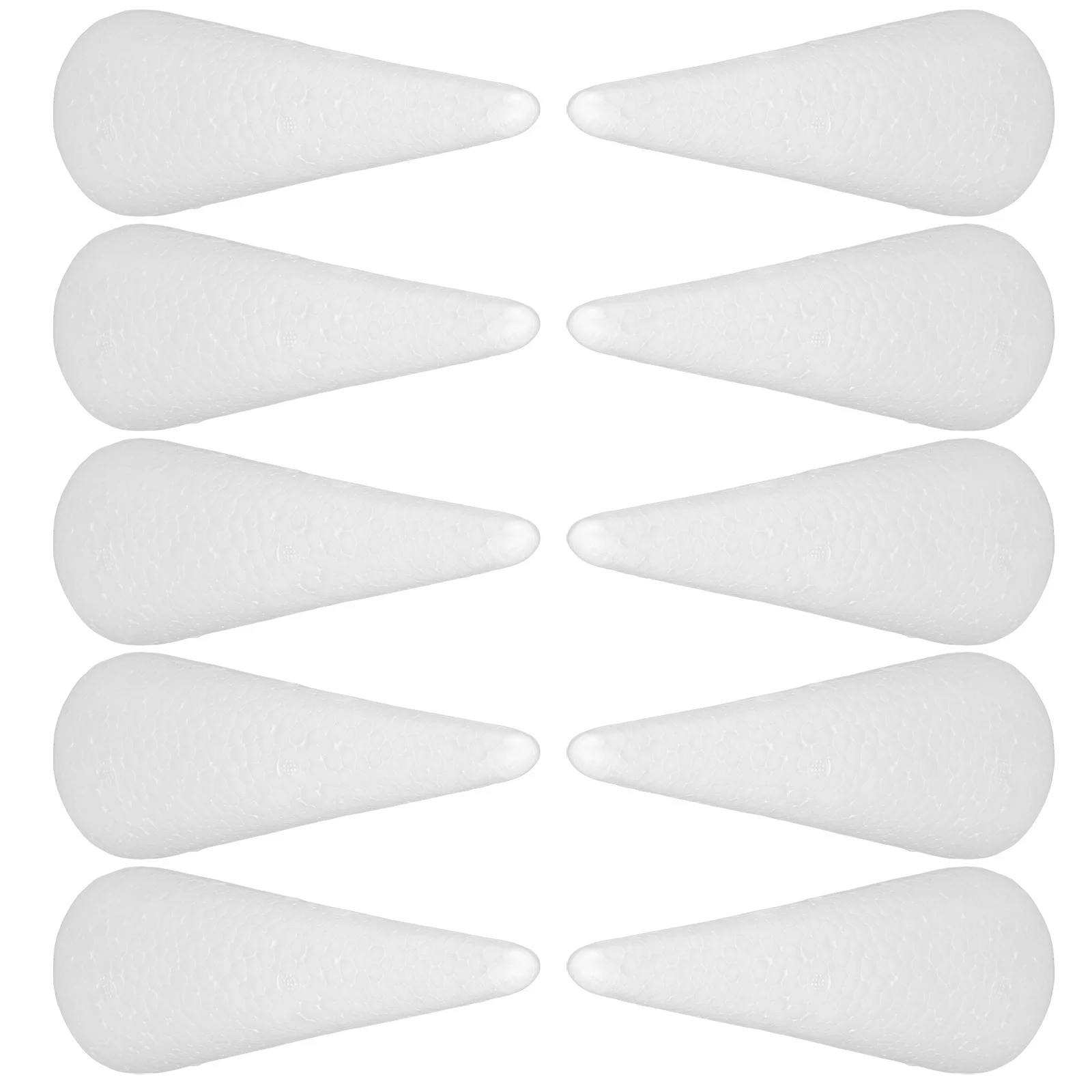 

DIY Christmas Ornament Craft Cone White Foam Handmade Decoration Holiday Art Activity Creative Project Supply