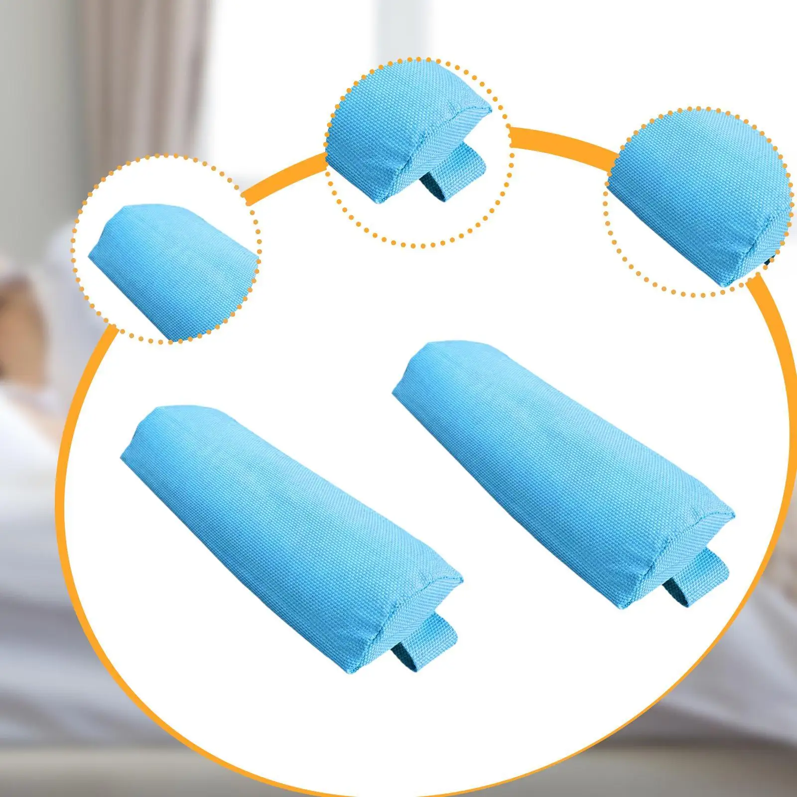 وسادتان للرأس، وسادة رأس مستلق، بديلة متعددة الأغراض، مع مرونة #5