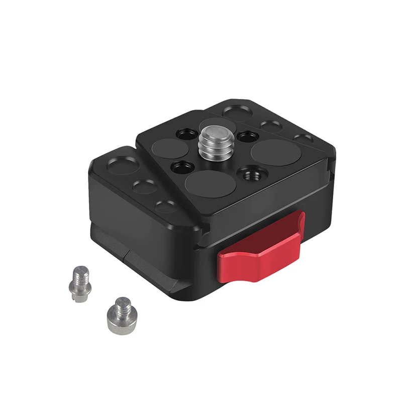 Quick Release Mount Plate Board Anti-Shake Clamp V Port für GoPro 13 Insta 360 DJI OSMO 360 Action Kamera Gimbal Stativ DSLR Käfig – Detail 12