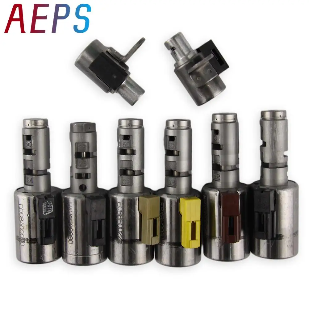 

8Pcs 6-Speed 09G TF-60SN/TF60SN Trans Solenoid Set for VW Audi Mini 2003-On New