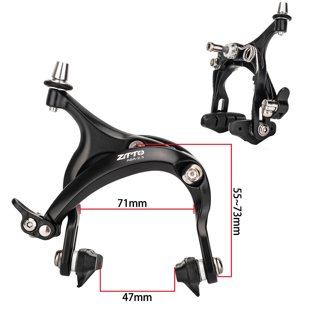 ZTTOロードバイクキャリパーサイドプルリムブレーキ合金センター