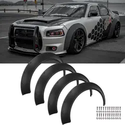 LAICY Fender Flares Wide Body Kit Wheel Arches Protector Cover For Dodge Charger R/T SXT SRT 2012-22 Mudguards Car Accessories