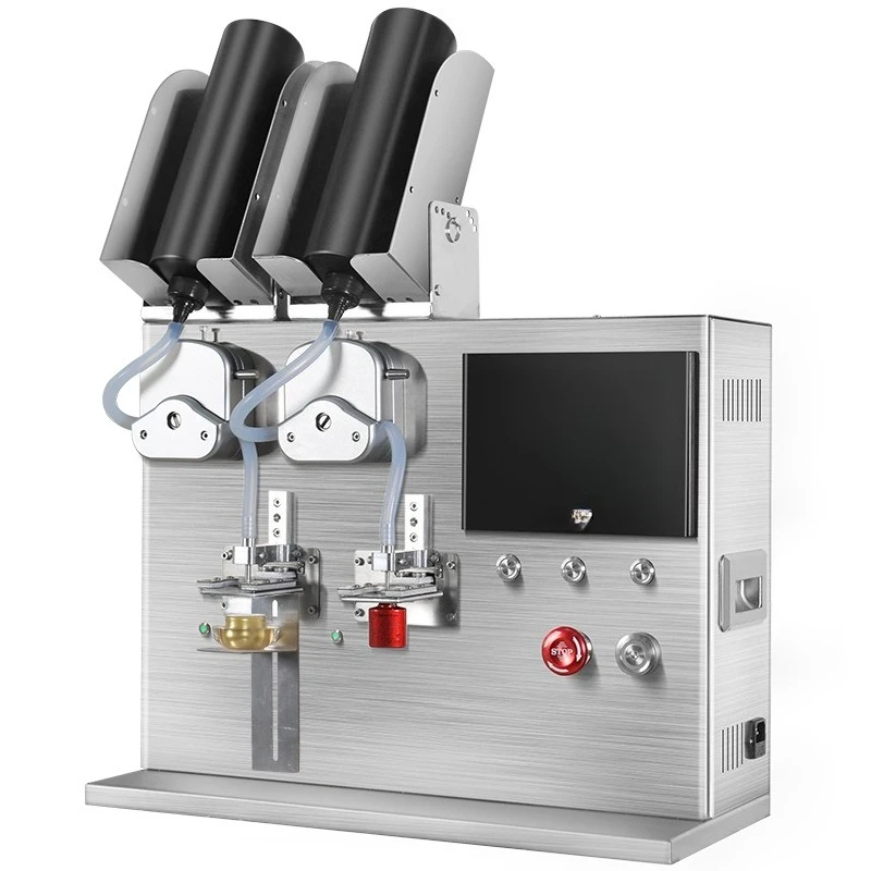 

Nail polish glue filling machine weighing and canning machine eyelash glue UV glue liquid automatic quantification