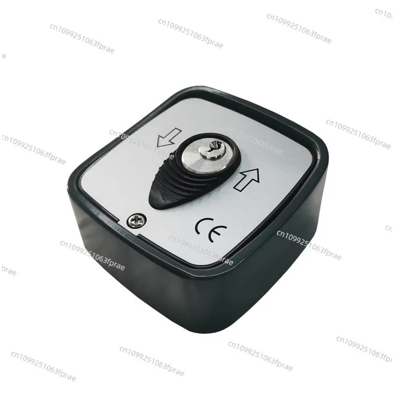 Manual lock box key switch for rolling gate motor
