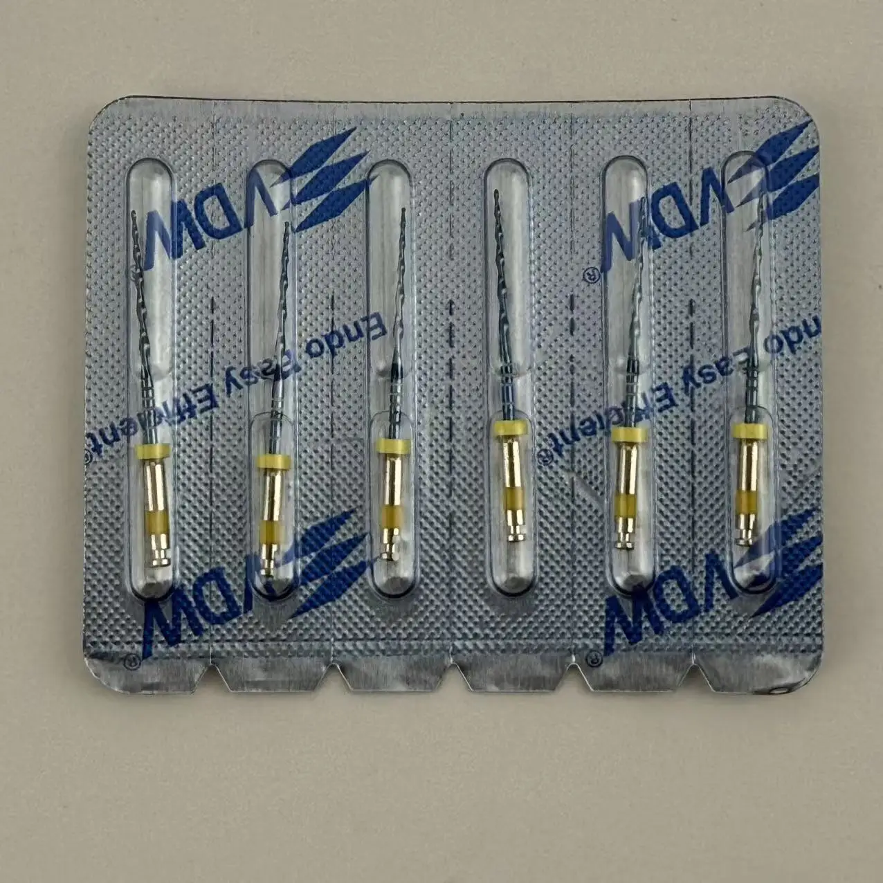 5 paquets de 30 fichiers dentaires alternatifs bleus endodontiques 6 pièces/boîte (21/25/31mm)-VDW R25/R40/R50 Niti rotatif, uniquement pour un seul