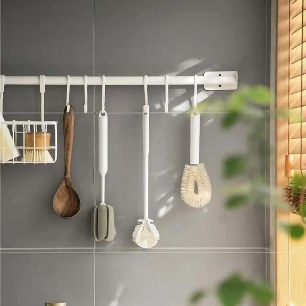 بدون أعمى الجانب لينة رئيس فرشاة للزجاجات سيليكون زجاجة ماء نظافة فرشاة تنظيف الزجاجات مصاصة الحلمة لينة الرأس #2