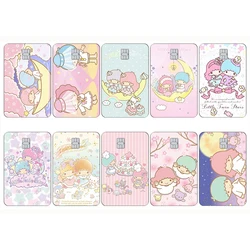 Little Twin Star My Melody Kawaii 10pcs Credit Debit Card Sticker Film Skin Cover Cartoon Anime Waterproof Small Large No Chip